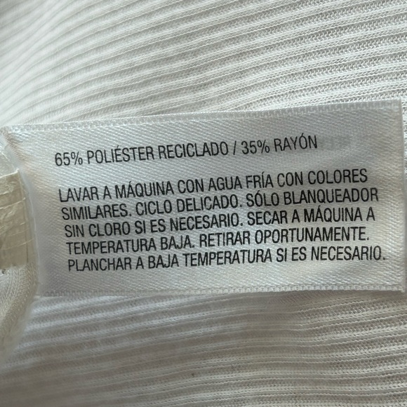 Wild Fable White Ribbed Scoop Neck Top crop - Picture 10 of 15